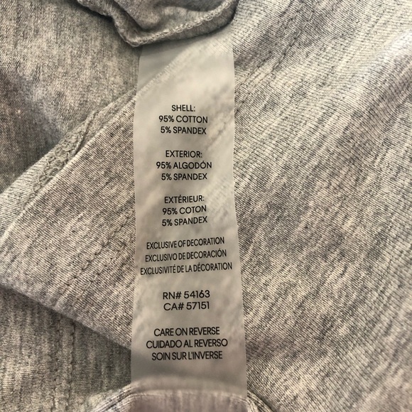 NWOT - Calvin Klein Gray Knit Jumpsuit w/Drawstring Elastic Waist - Picture 8 of 9